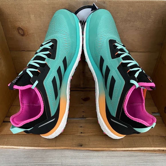 Men’s Adidas Outdoor Terrex Agravic Flow Trail Running Shoes Size 13 Mint Green - Picture 5 of 12